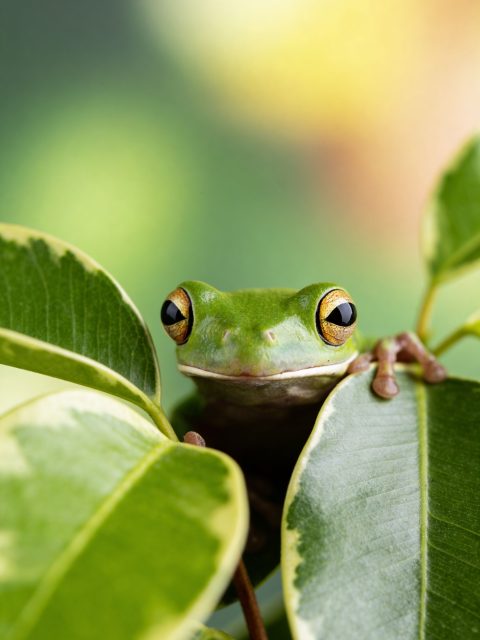 Tree frog at Leisure Bay