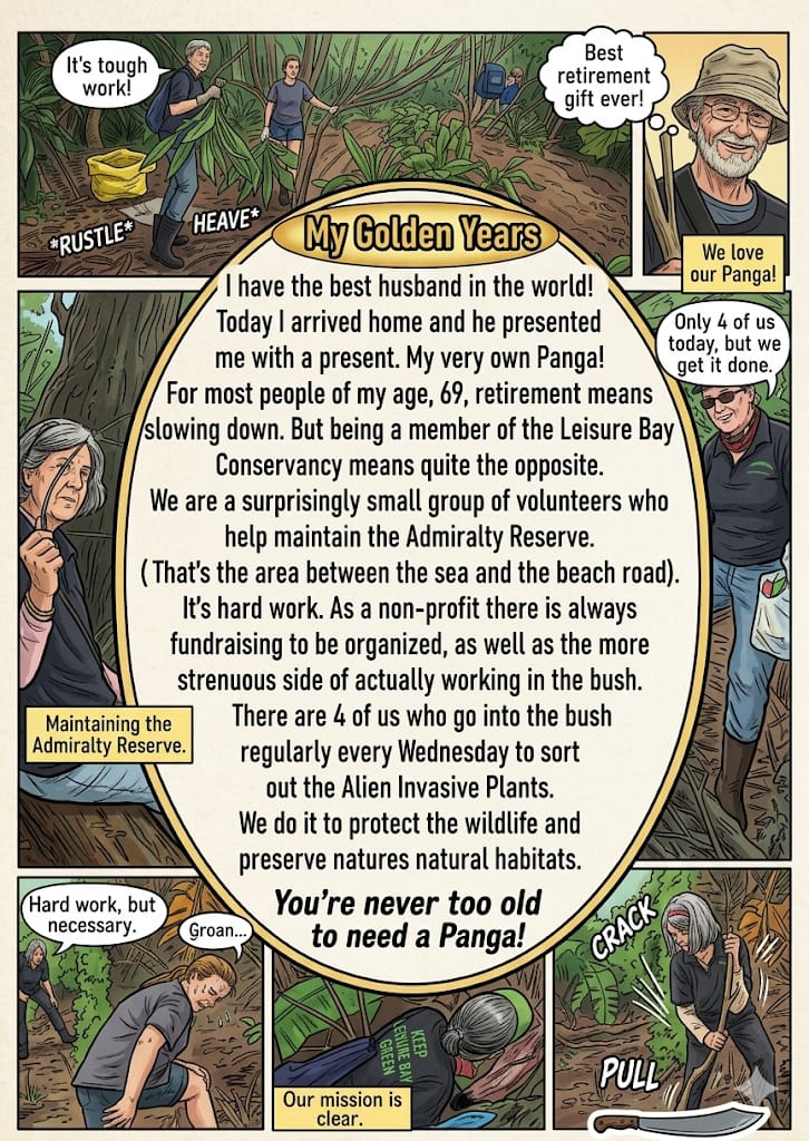 Leisure Bay Conservancy poster: My Golden Years