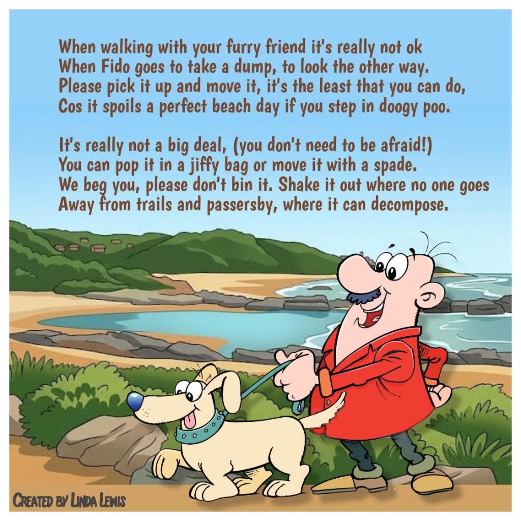 Leisure Bay Conservancy poster: Pick Up After Your Dog